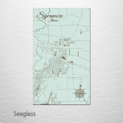 Sycamore, Illinois Street Map