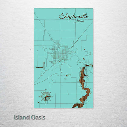 Taylorville, Illinois Street Map