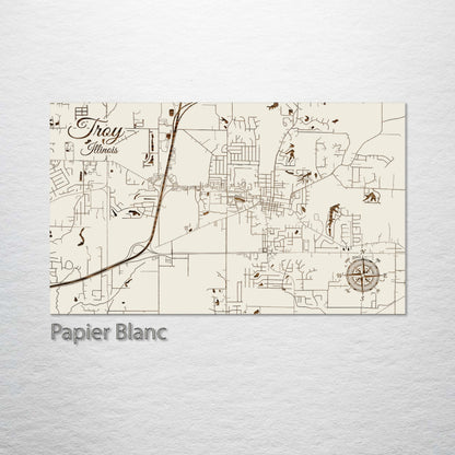 Troy, Illinois Street Map