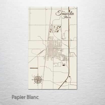 Tuscola, Illinois Street Map