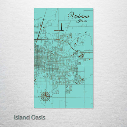 Urbana, Illinois Street Map