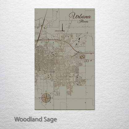 Urbana, Illinois Street Map