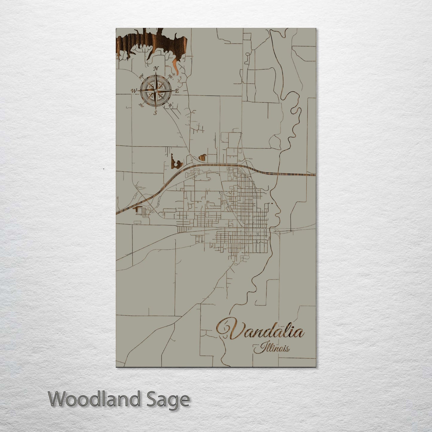 Vandalia, Illinois Street Map