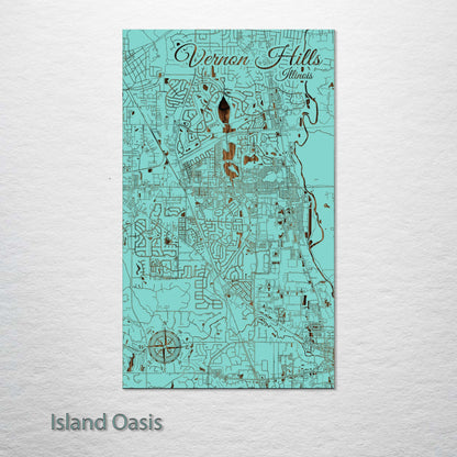 Vernon Hills, Illinois Street Map