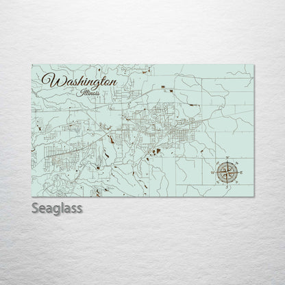 Washington, Illinois Street Map