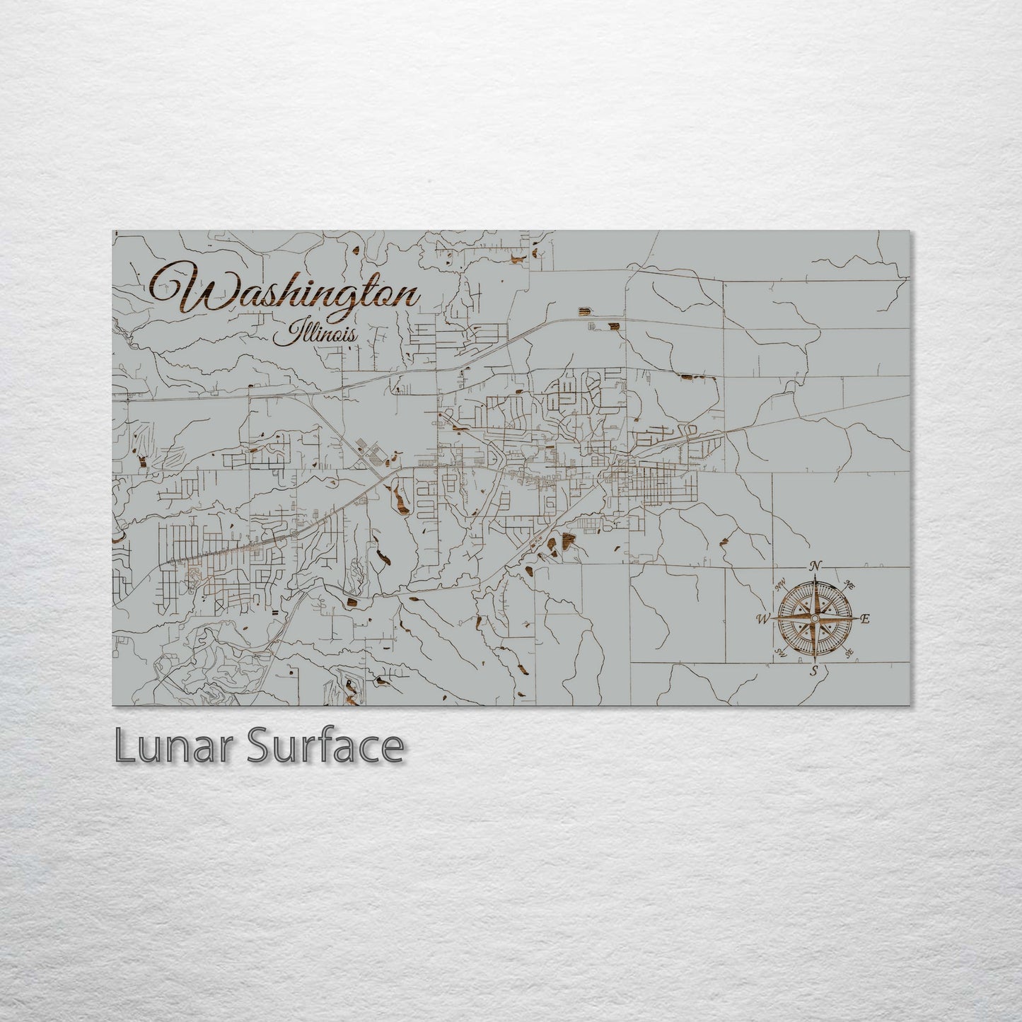 Washington, Illinois Street Map