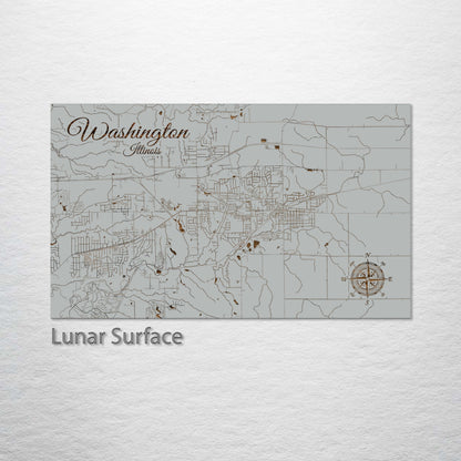 Washington, Illinois Street Map