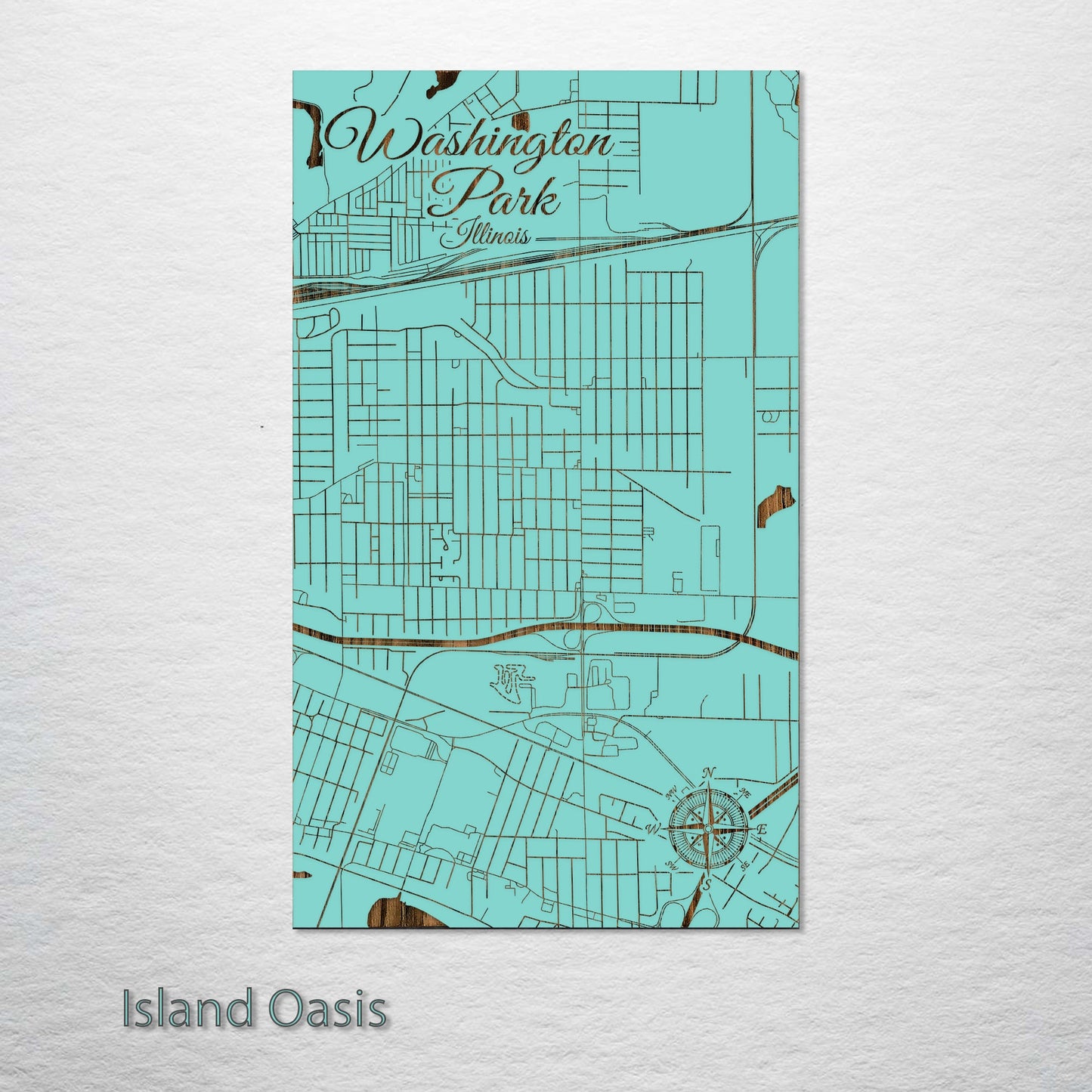 Washington Park, Illinois Street Map