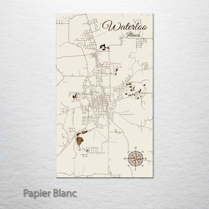 Waterloo, Illinois Street Map