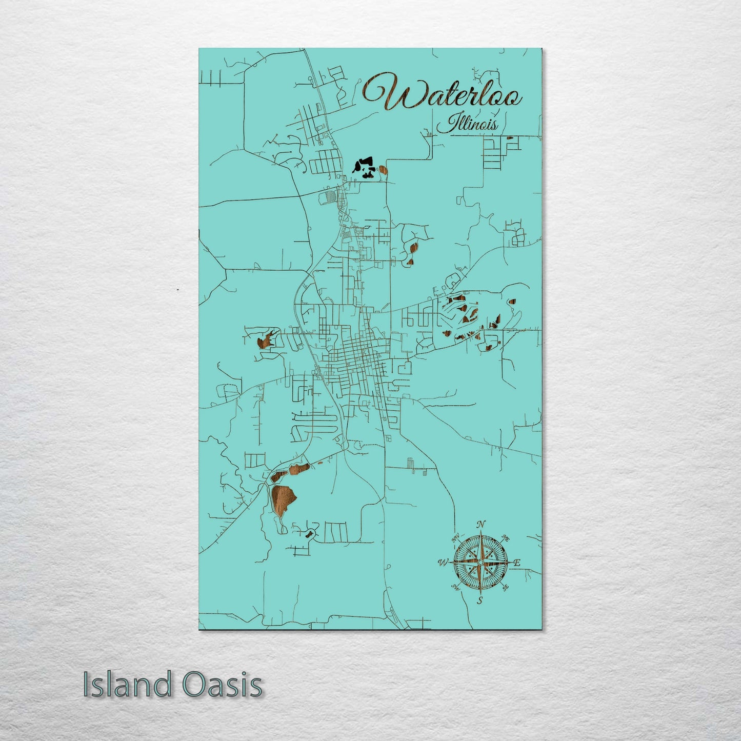 Waterloo, Illinois Street Map