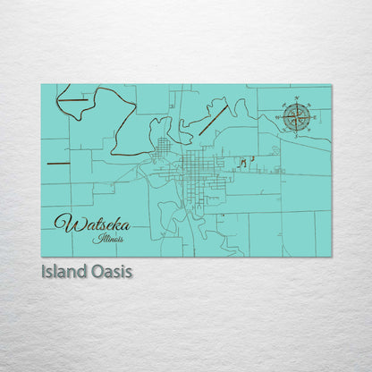 Watseka, Illinois Street Map