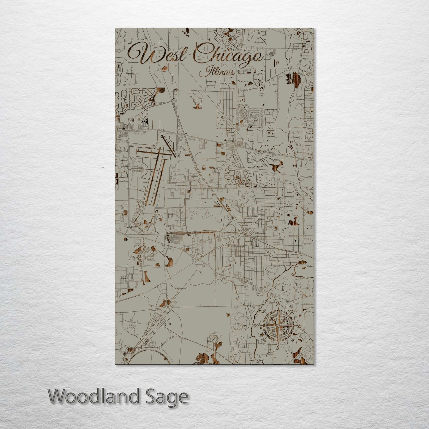 West Chicago, Illinois Street Map