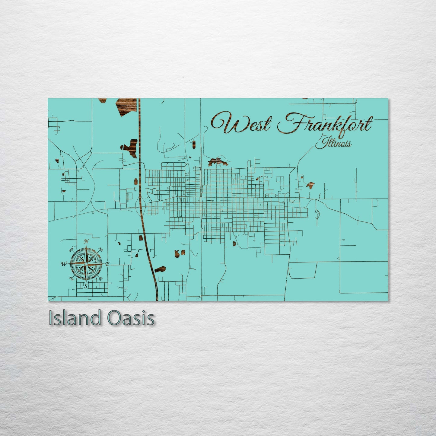 West Frankfort, Illinois Street Map