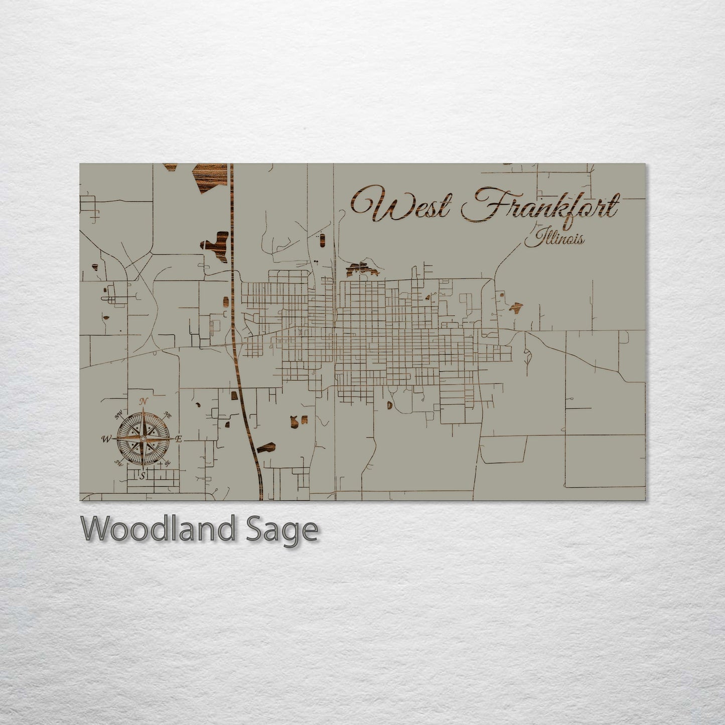 West Frankfort, Illinois Street Map