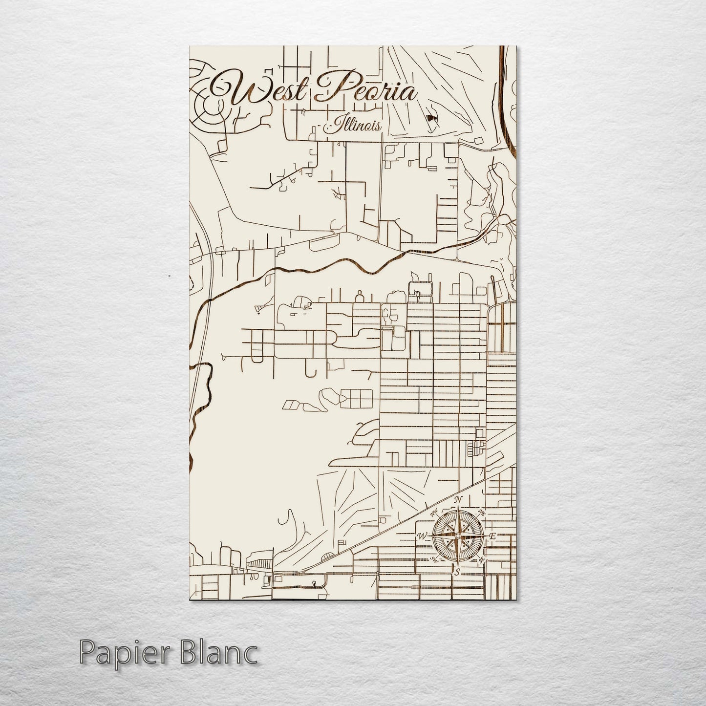 West Peoria, Illinois Street Map