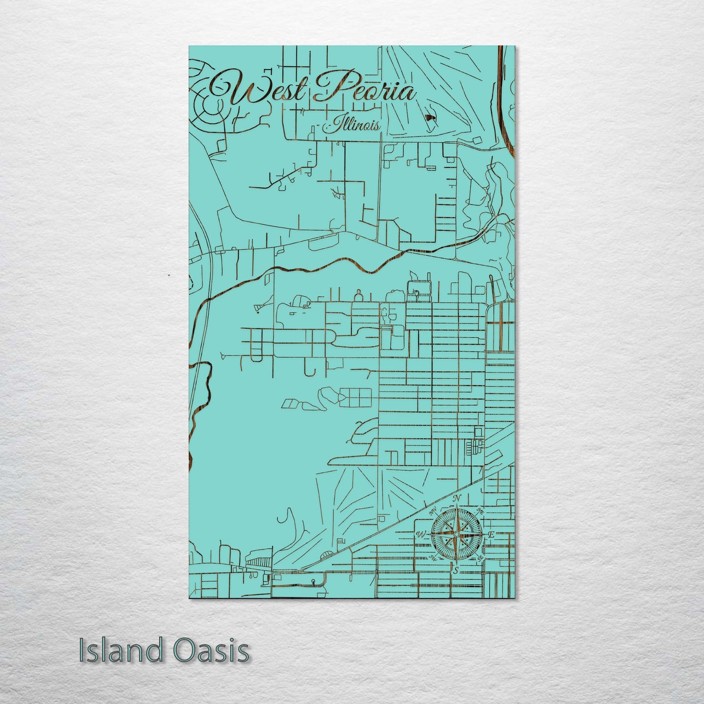 West Peoria, Illinois Street Map