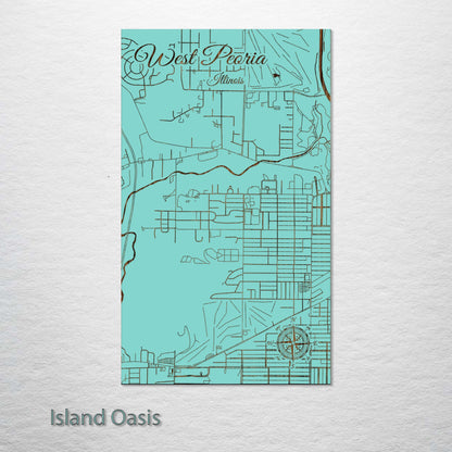 West Peoria, Illinois Street Map