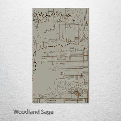 West Peoria, Illinois Street Map