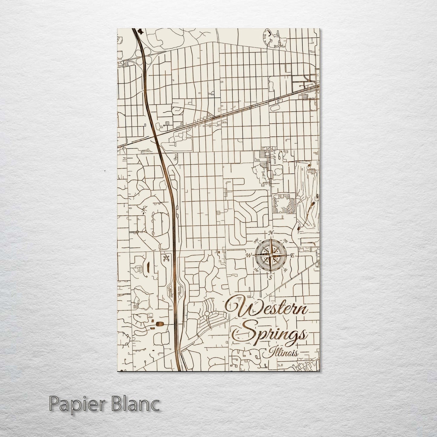 Western Springs, Illinois Street Map