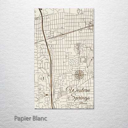 Western Springs, Illinois Street Map