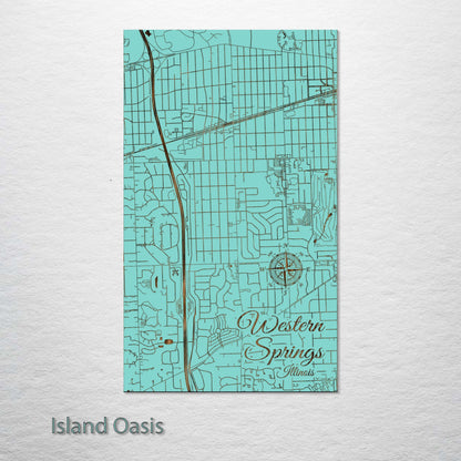 Western Springs, Illinois Street Map