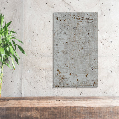 Wheaton, Illinois Street Map