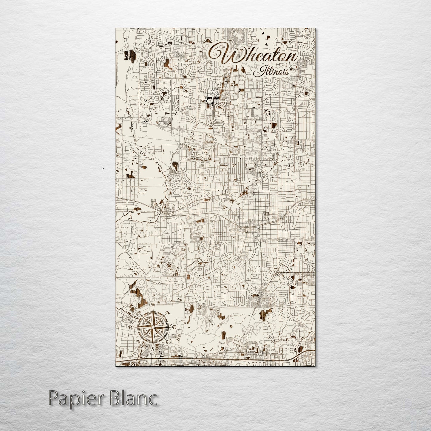 Wheaton, Illinois Street Map