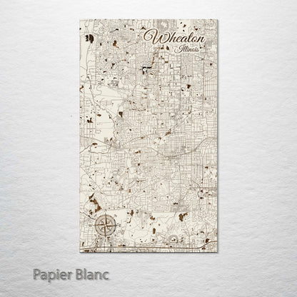 Wheaton, Illinois Street Map