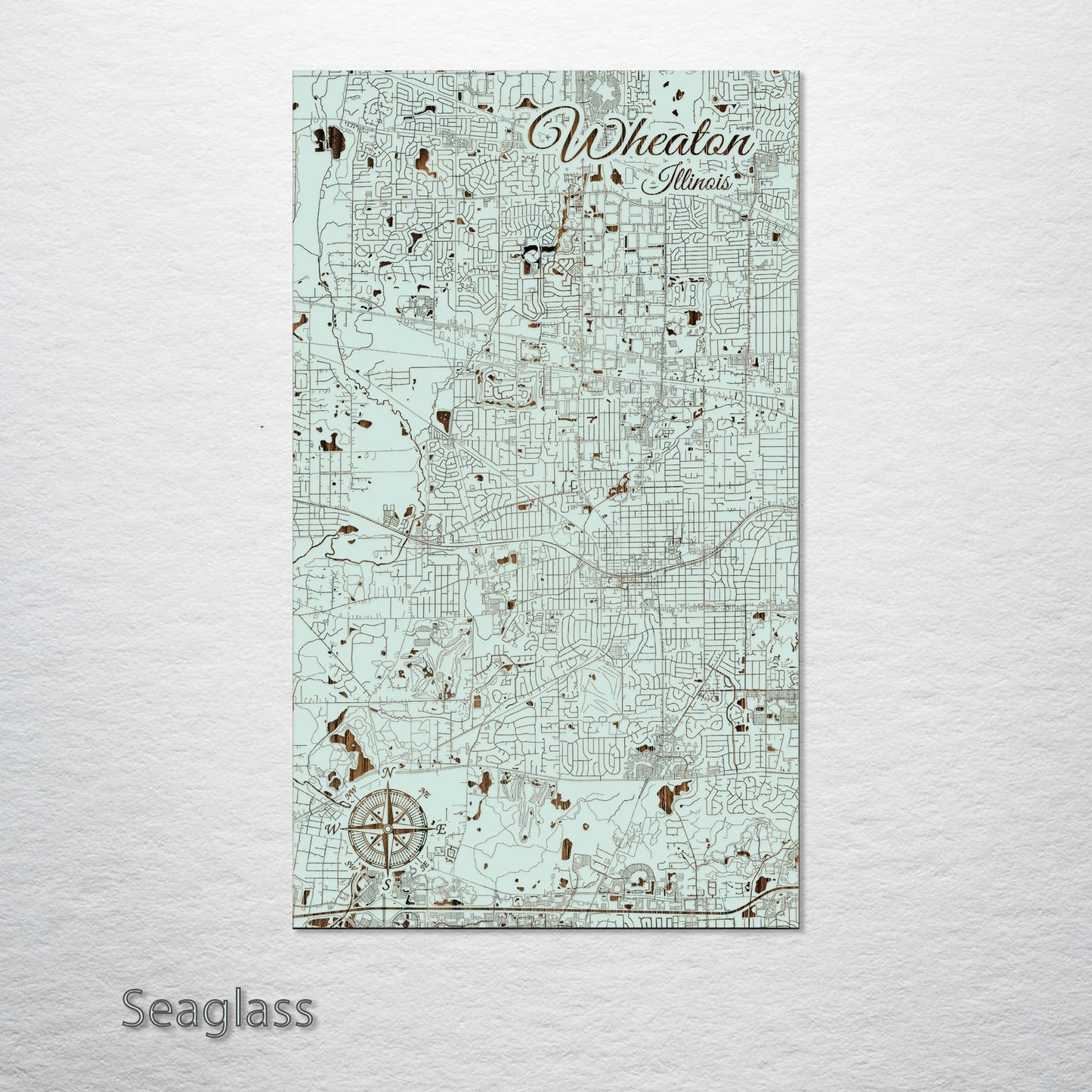 Wheaton, Illinois Street Map