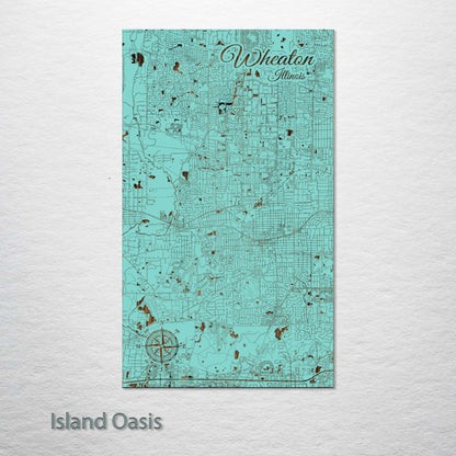 Wheaton, Illinois Street Map