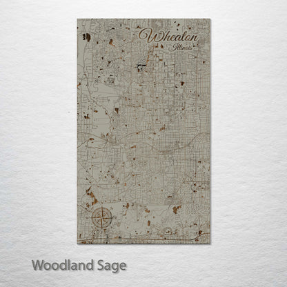 Wheaton, Illinois Street Map