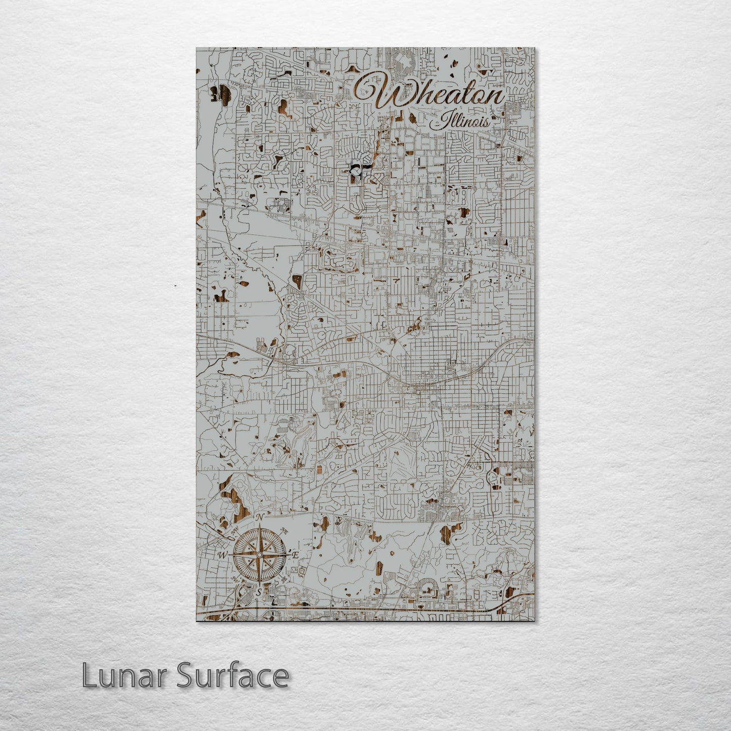 Wheaton, Illinois Street Map