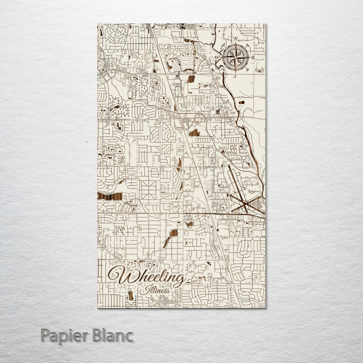 Wheeling, Illinois Street Map