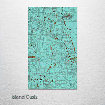 Wheeling, Illinois Street Map