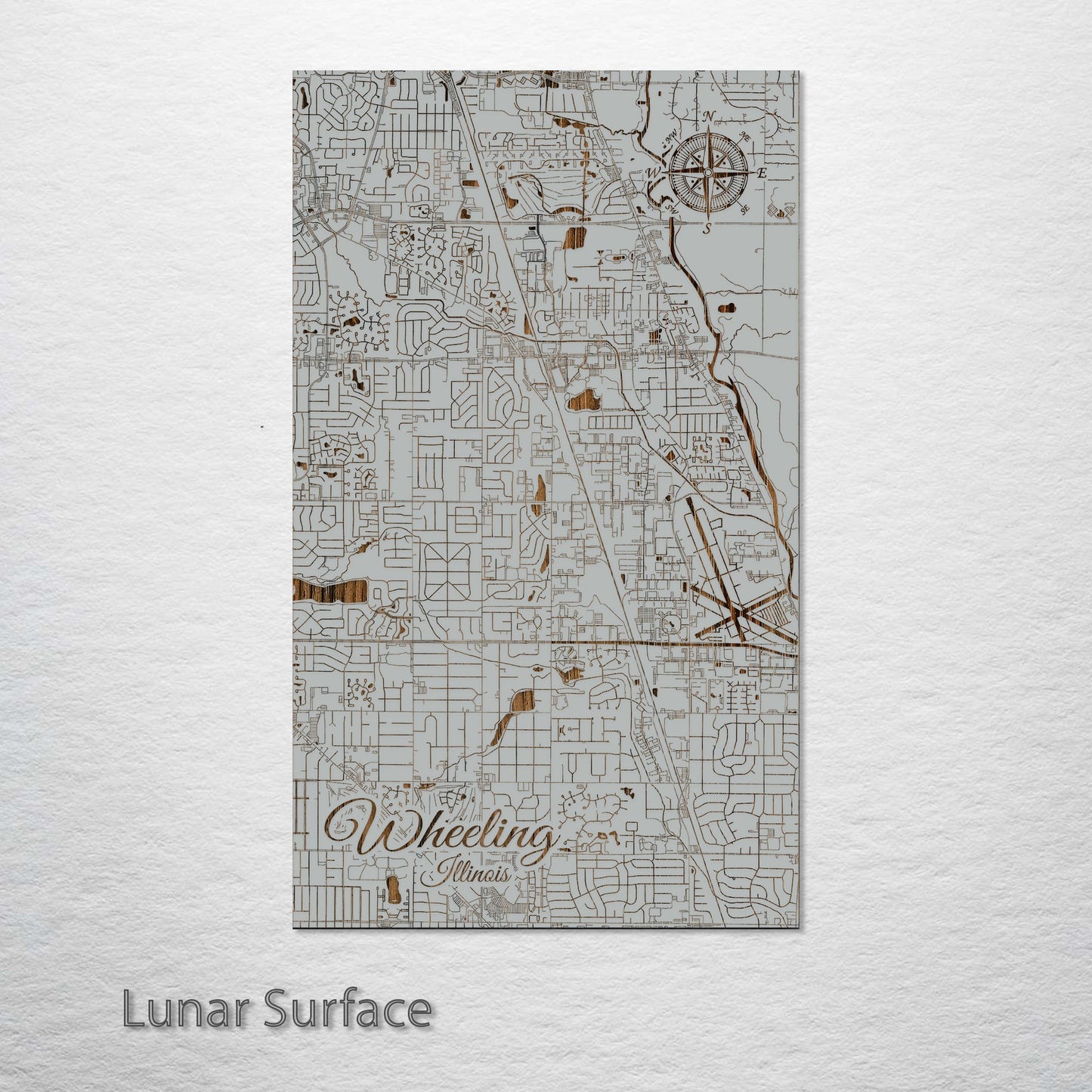 Wheeling, Illinois Street Map