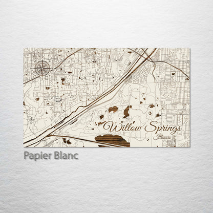 Willow Springs, Illinois Street Map