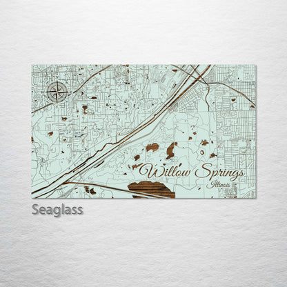 Willow Springs, Illinois Street Map