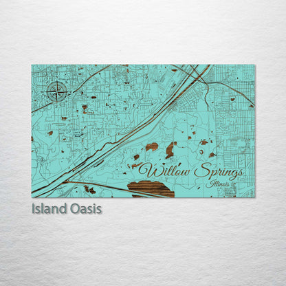Willow Springs, Illinois Street Map