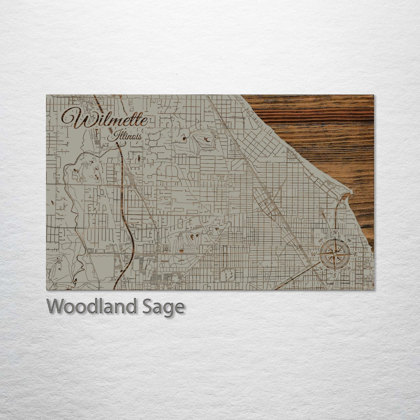 Wilmette, Illinois Street Map