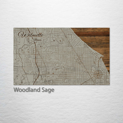 Wilmette, Illinois Street Map