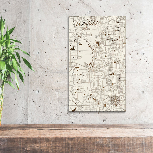 Winfield, Illinois Street Map