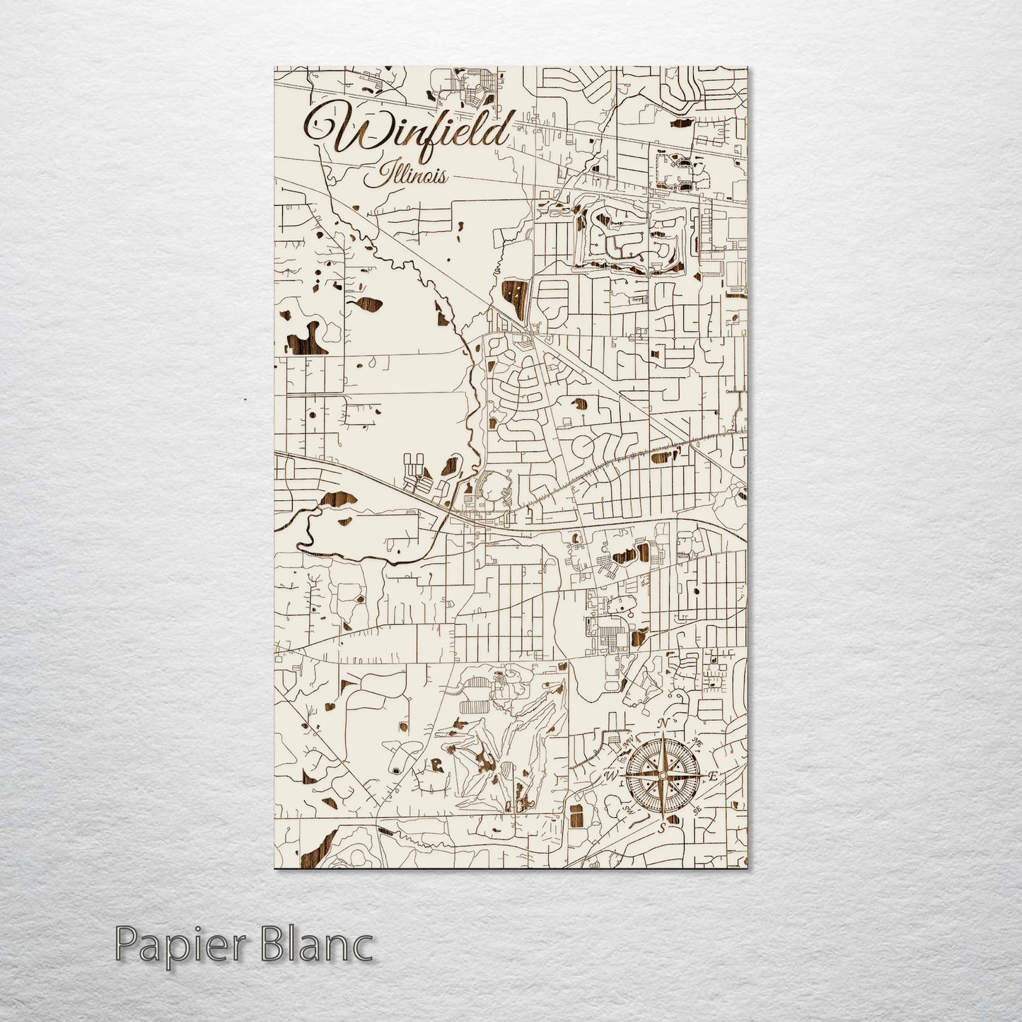 Winfield, Illinois Street Map