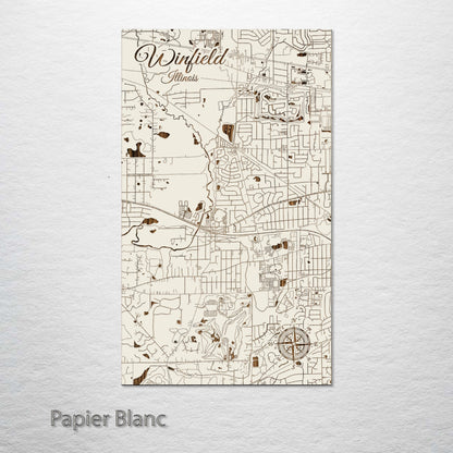 Winfield, Illinois Street Map