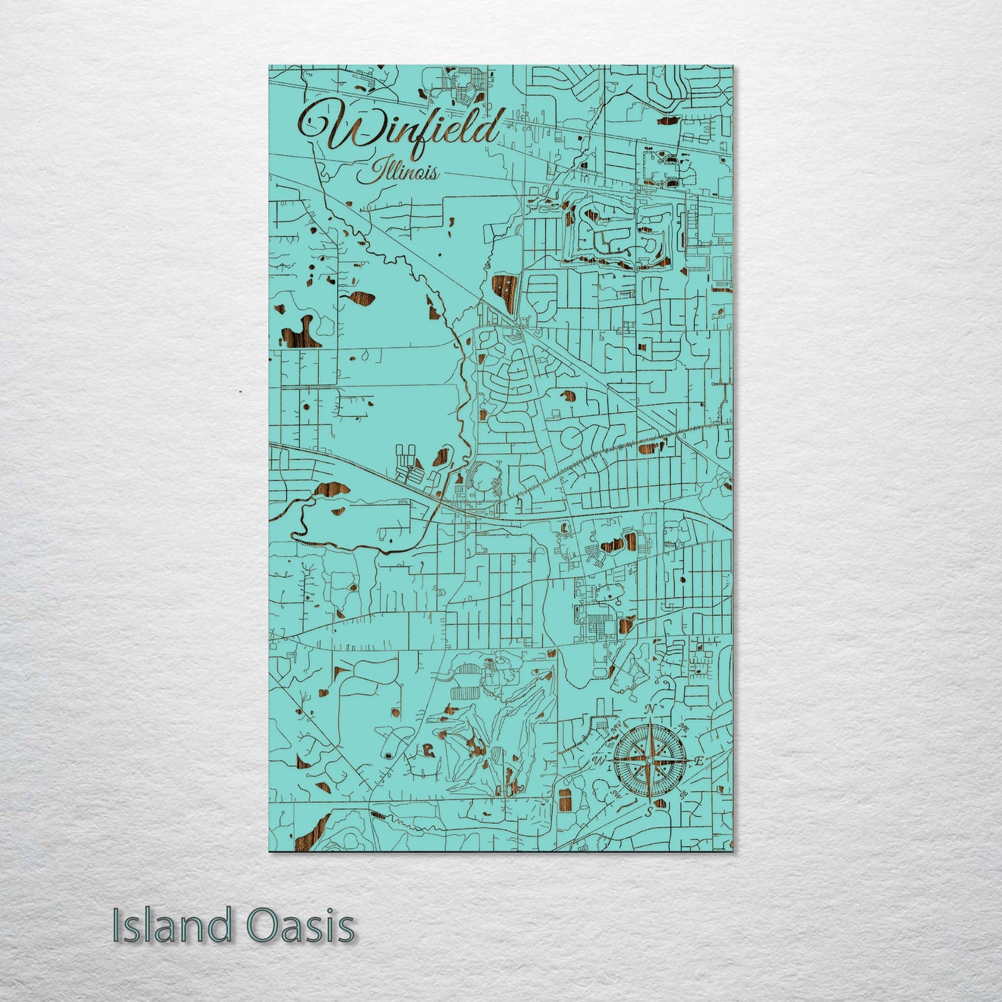 Winfield, Illinois Street Map