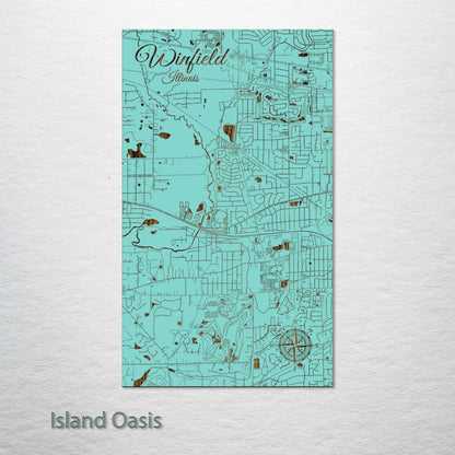 Winfield, Illinois Street Map