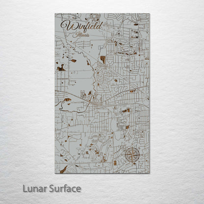 Winfield, Illinois Street Map