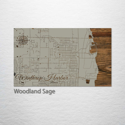 Winthrop Harbor, Illinois Street Map