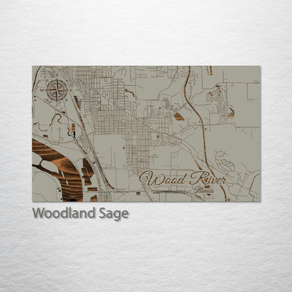 Wood River, Illinois Street Map