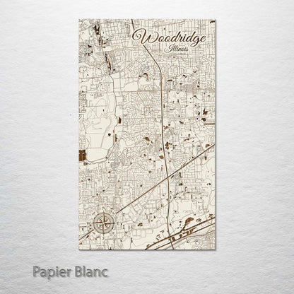 Woodridge, Illinois Street Map