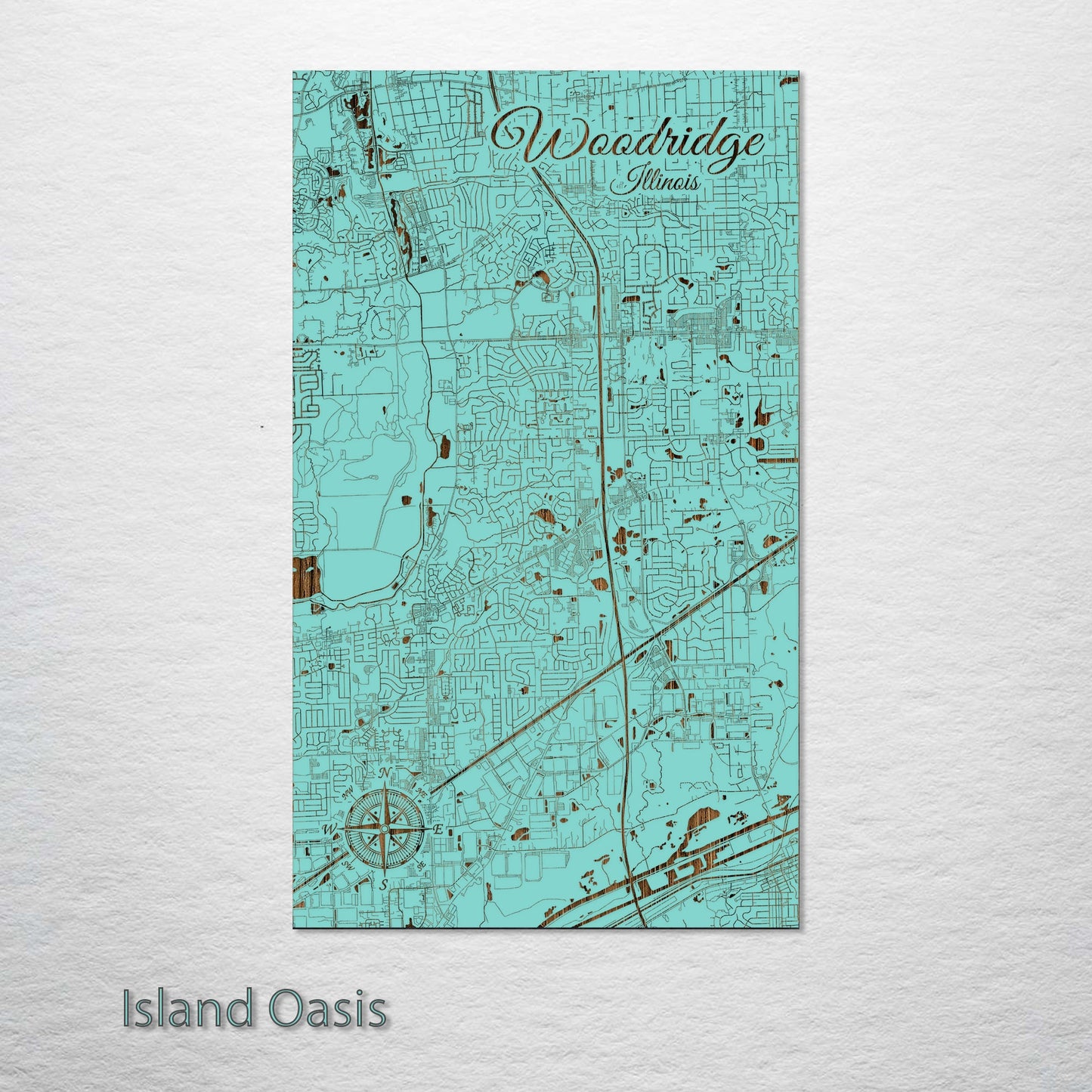 Woodridge, Illinois Street Map